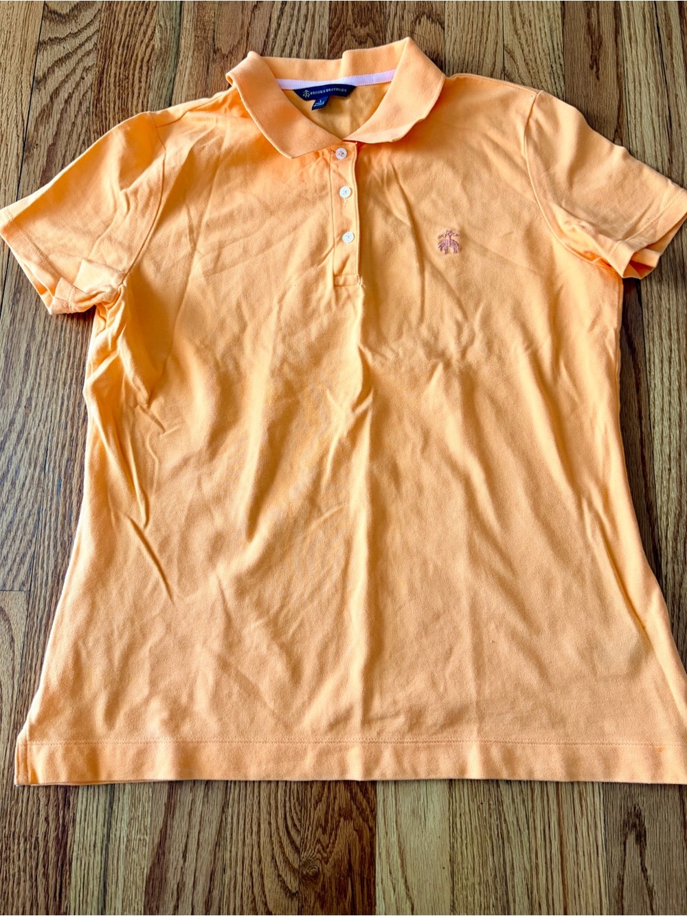 Brooks Brothers Yellow-Orange Polo Shirt